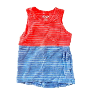 Patriotic tank red white &‎ blue size 2T Cat & Jack